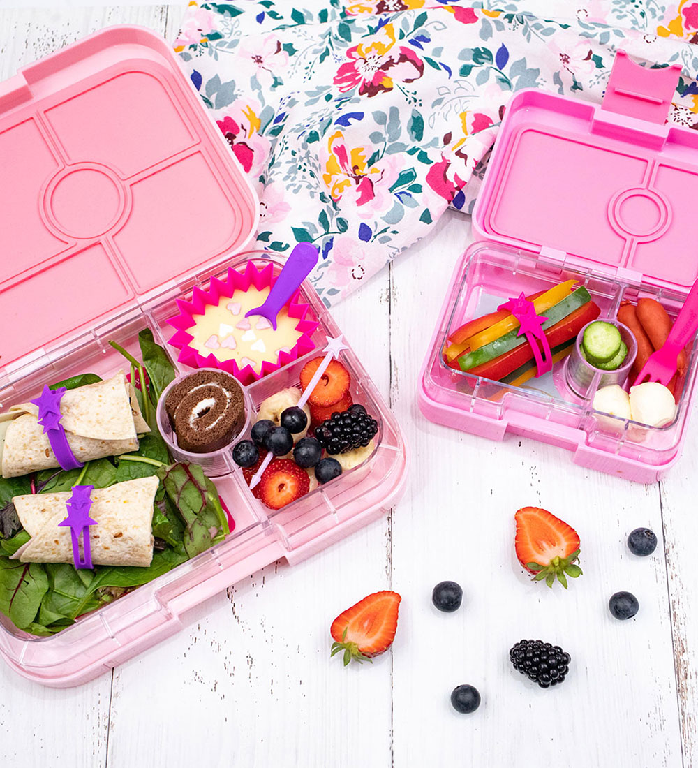 Lunch Punch Madpakketilbehør - Bento Fun - 18 Dele - Power Pink