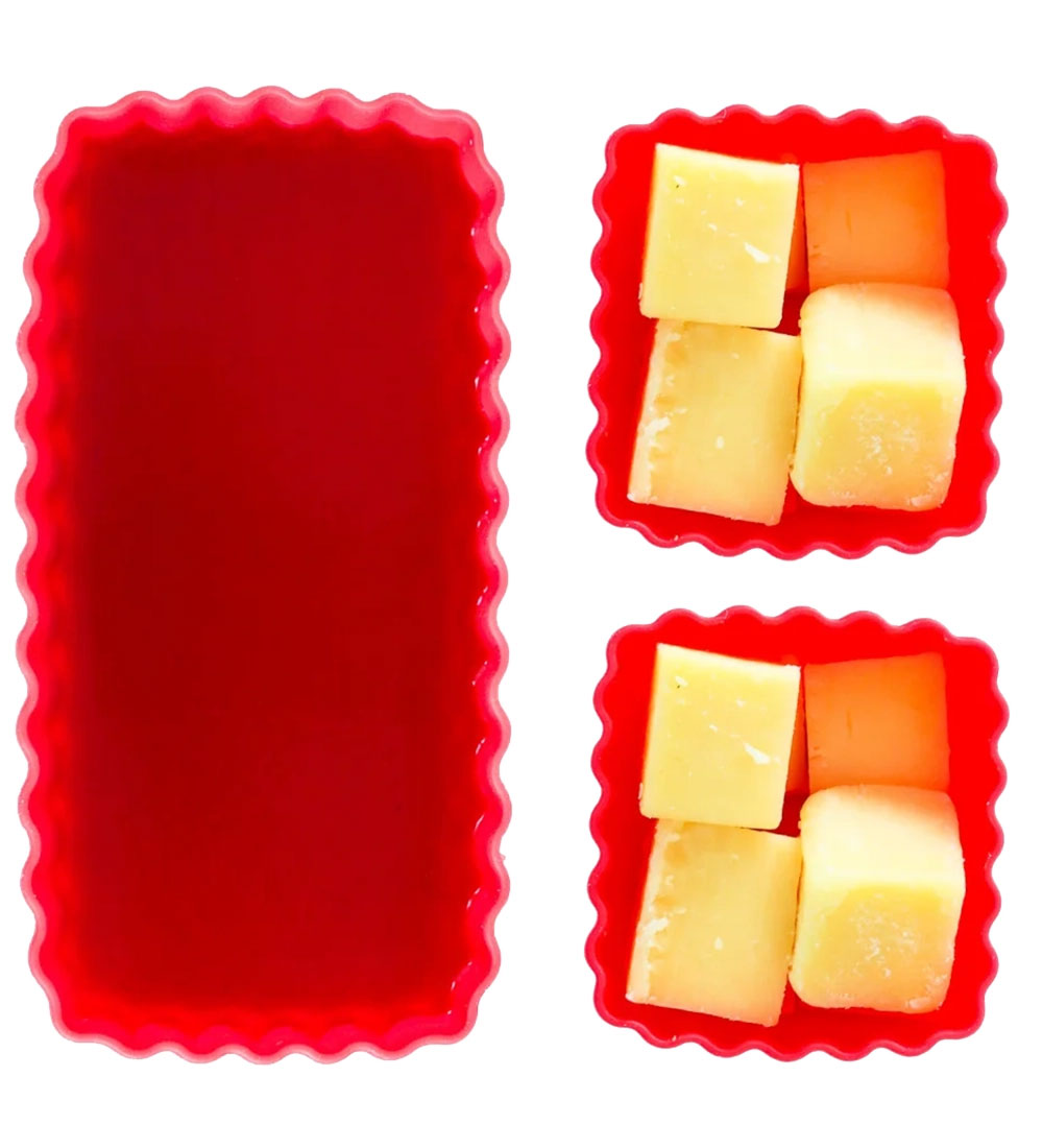MontiiCo Silikoneforme - Bento Cups Mixed - 3 stk. - Watermelon