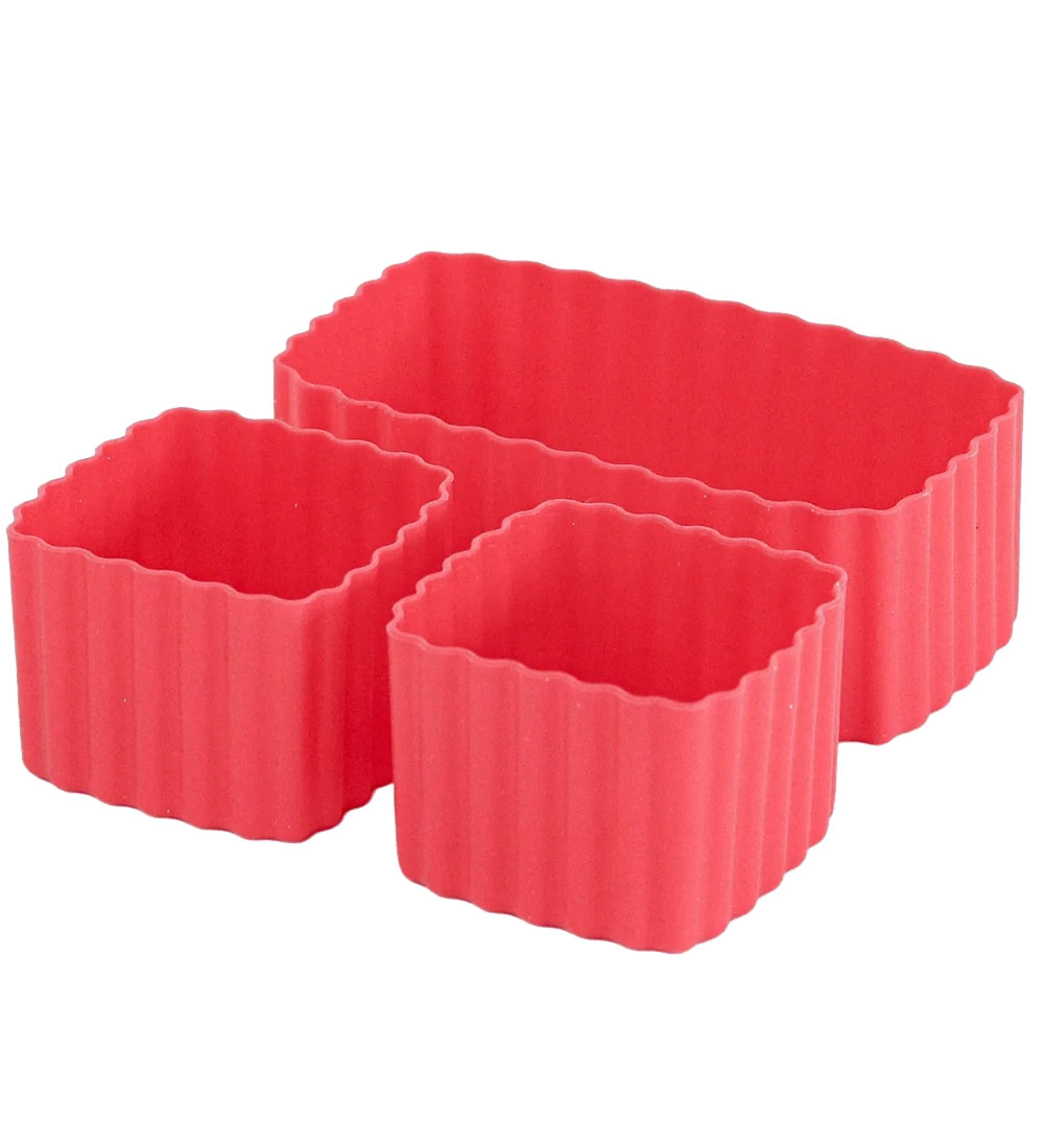 MontiiCo Silikoneforme - Bento Cups Mixed - 3 stk. - Watermelon