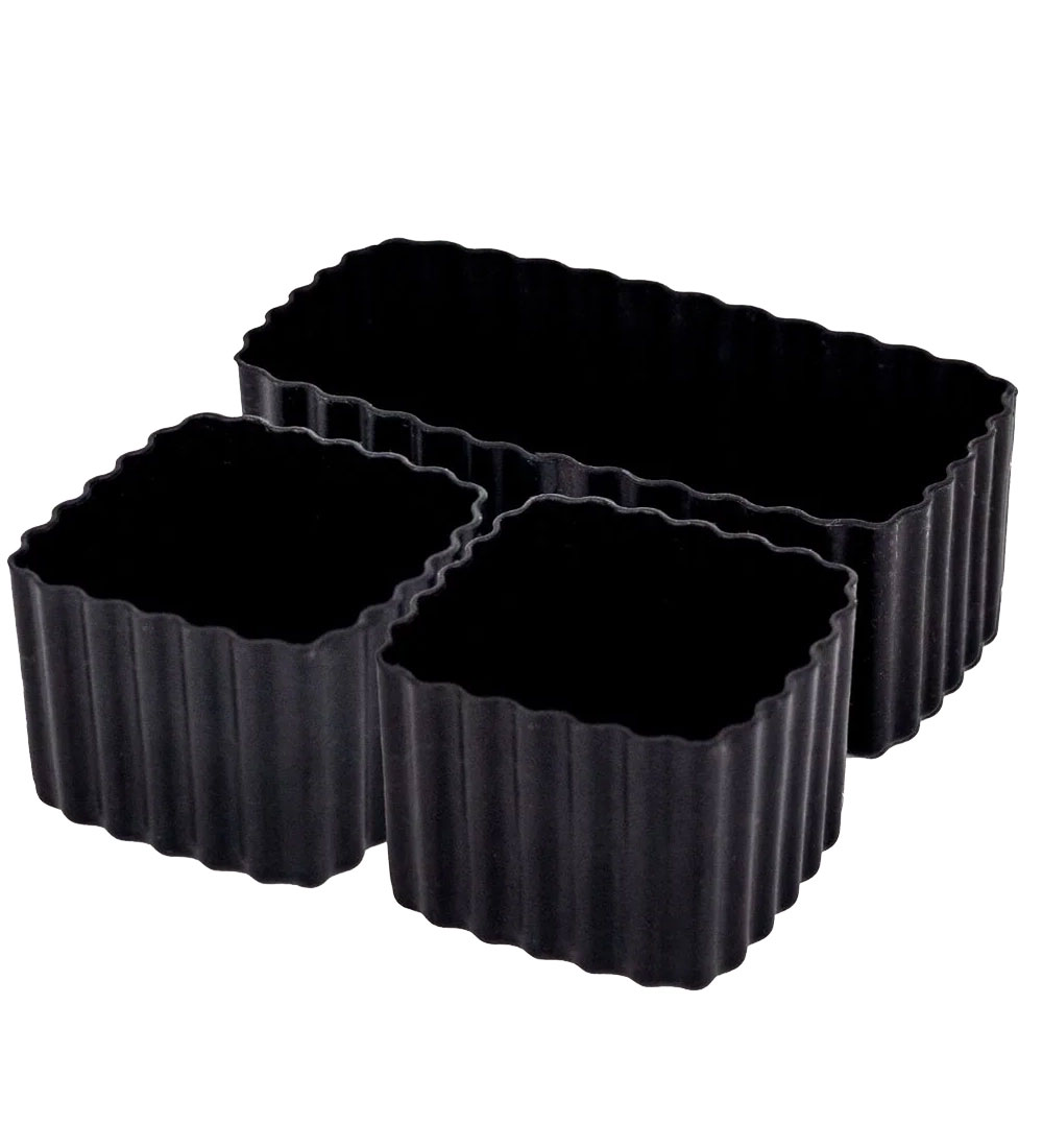 MontiiCo Silikoneforme - Bento Cups Mixed - 3 stk. - Midnight