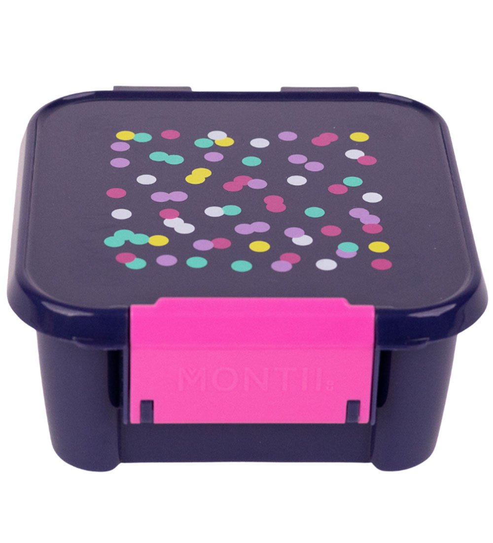 MontiiCo Snackboks m. 3 Rum - Bento Two - 500 ml - Confetti