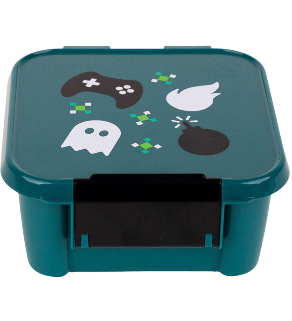 MontiiCo Snackboks m. 3 Rum - Bento Two - 500 ml - Game On