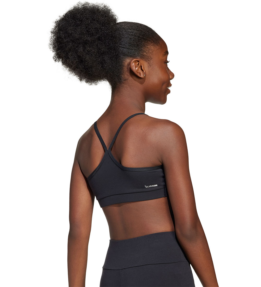 adidas Performance Top - JG Ess Bra - Black/White