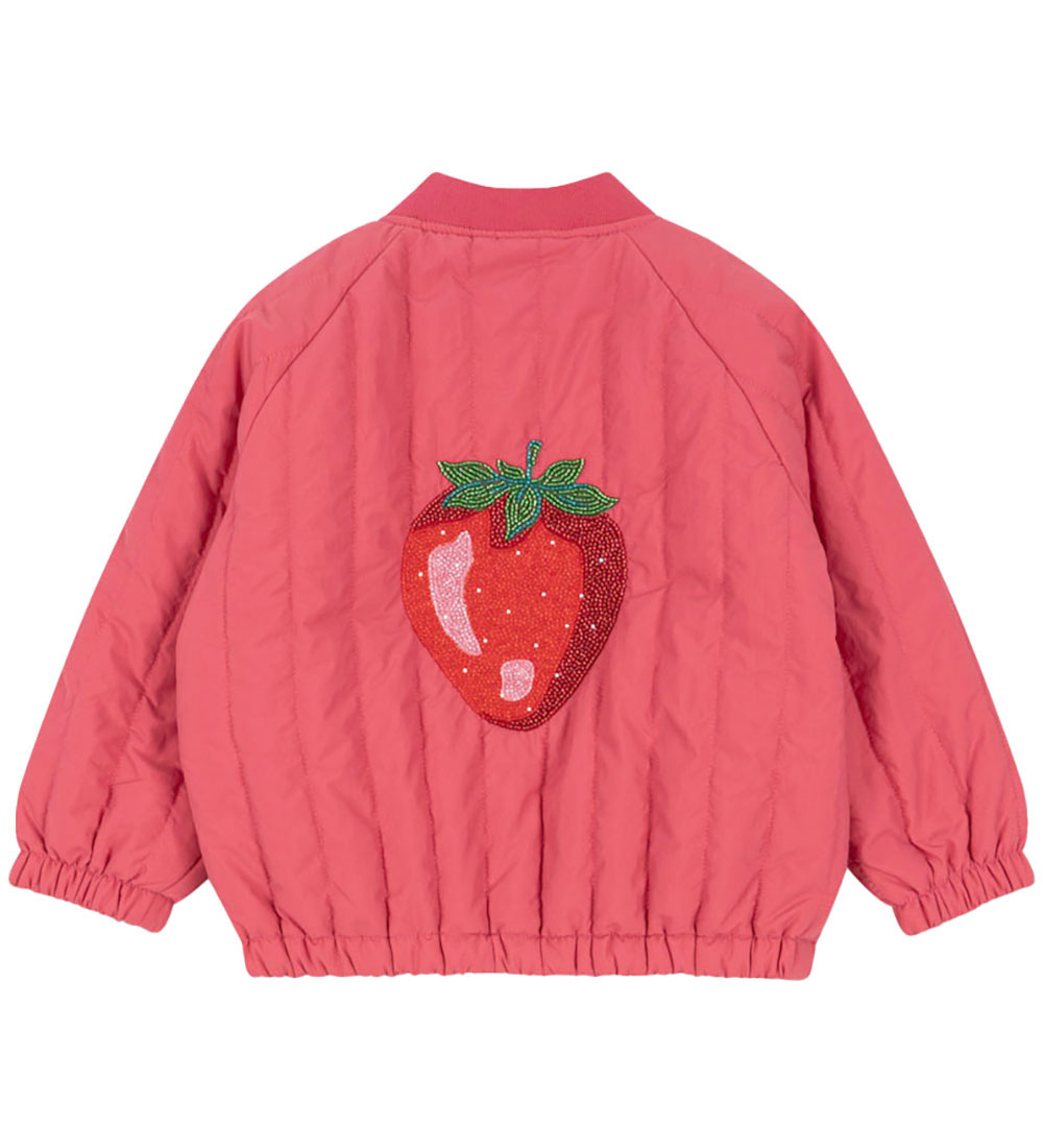 Konges Sløjd Termojakke - Juno Sparkle Bomber - Raspberry Wine m