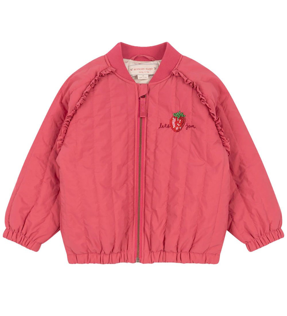 Konges Sløjd Termojakke - Juno Sparkle Bomber - Raspberry Wine m