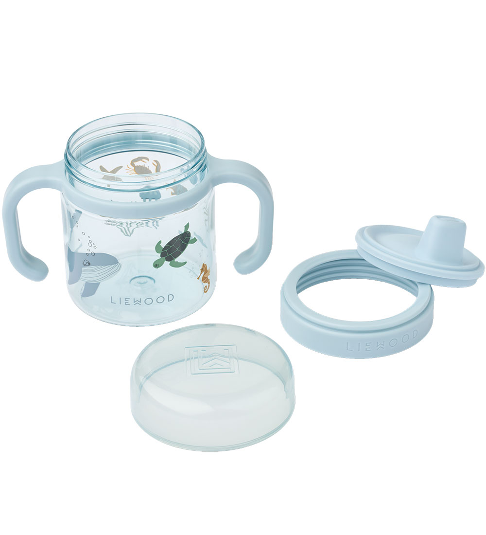 Liewood Kop m. Tud - 280 ml - Sea creature/Sandy