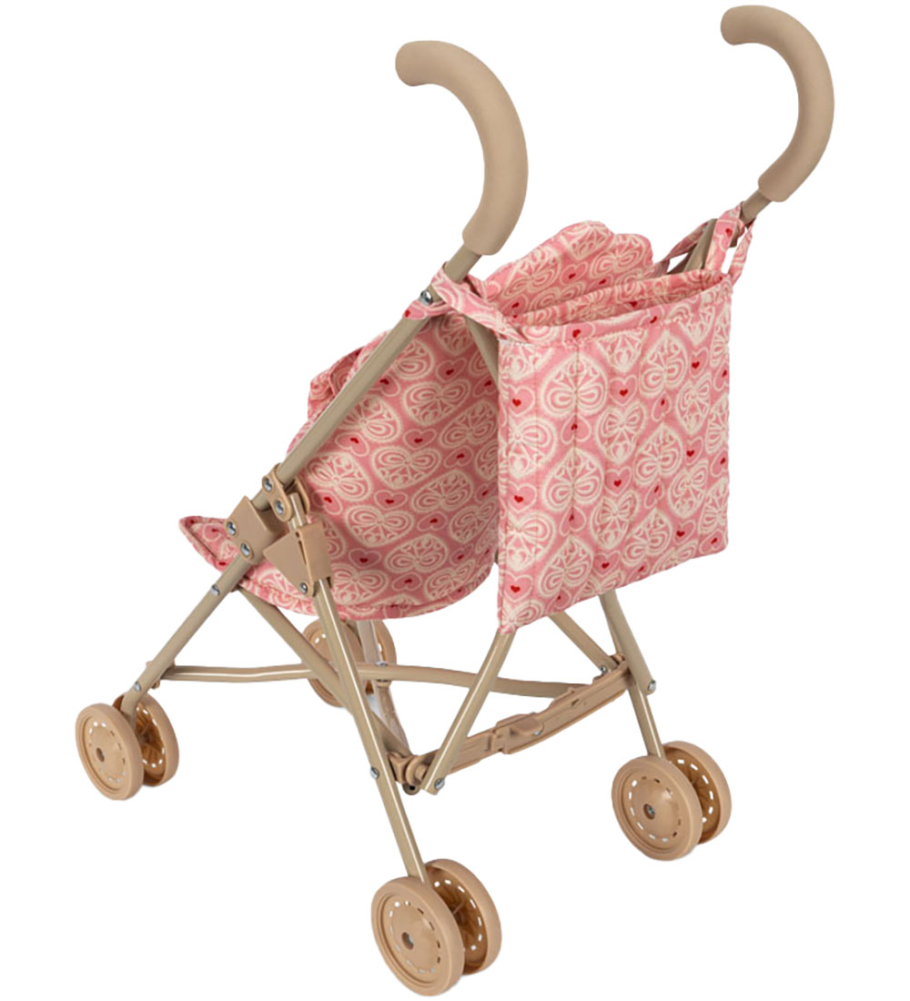 Konges Sløjd Dukkeklapvogn - Lacy Pink
