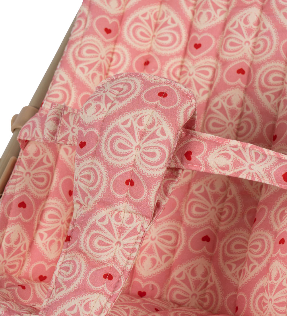 Konges Sløjd Dukkeklapvogn - Lacy Pink