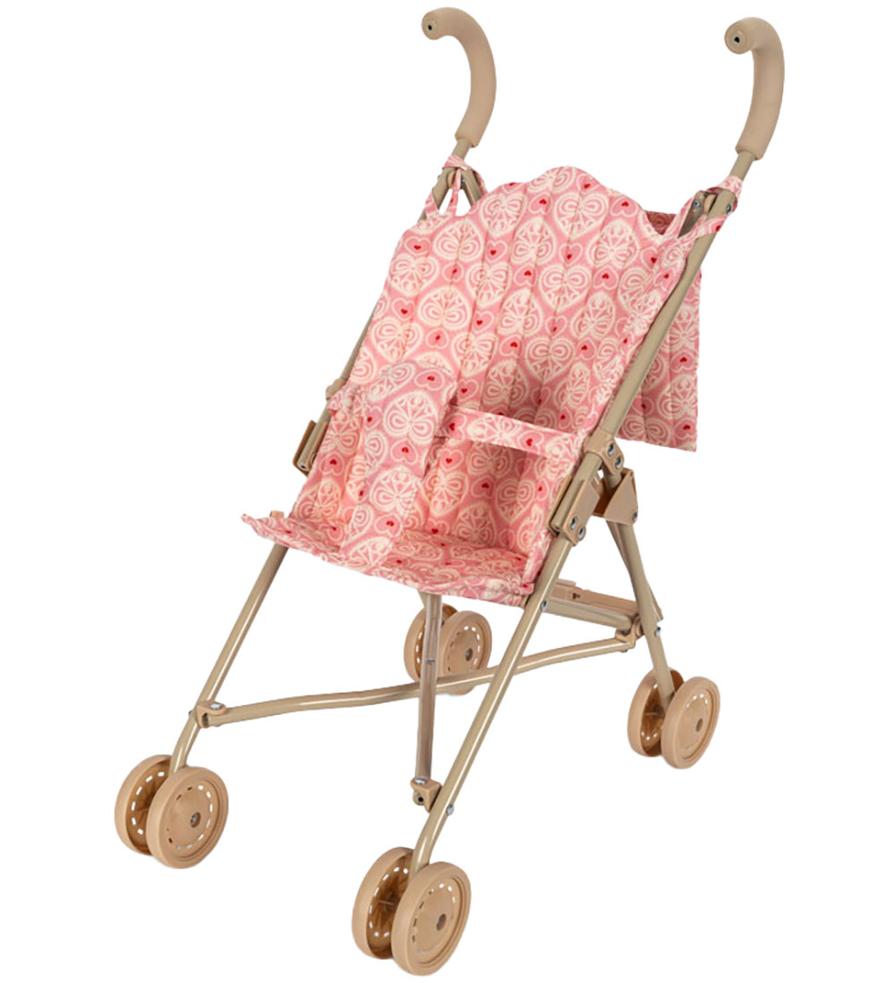 Konges Sløjd Dukkeklapvogn - Lacy Pink