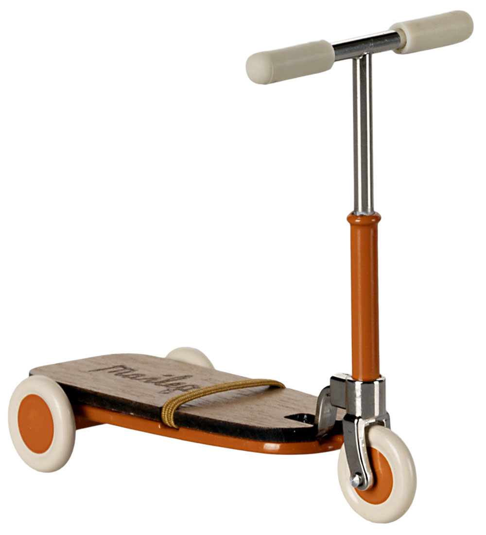 Maileg Miniature Løbehjul - Mus - Orange