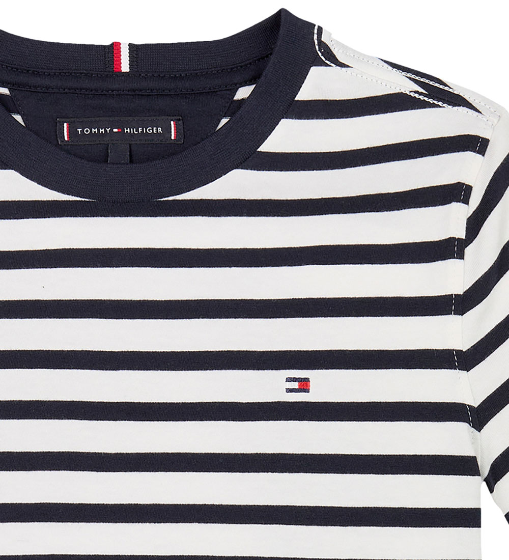 Tommy Hilfiger T-shirt - Essential - Dark Night Navy/White Breto