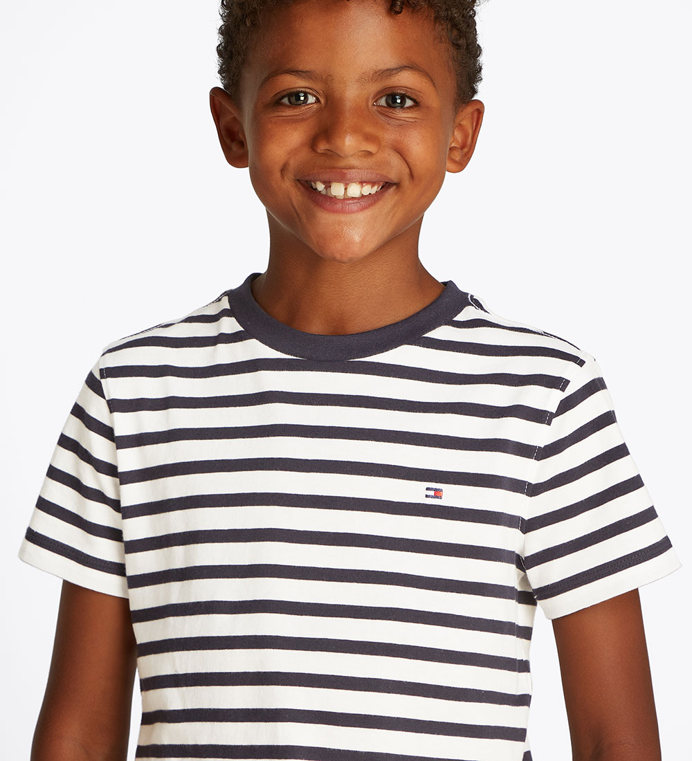 Tommy Hilfiger T-shirt - Essential - Dark Night Navy/White Breto