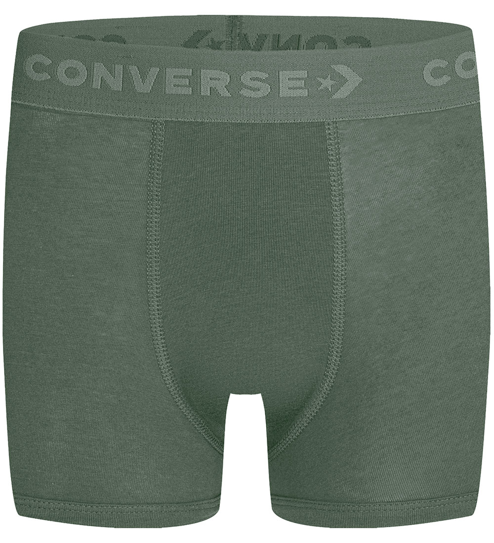 Converse Boxershorts - 3-pak - Sort/Hvid/Armygrøn
