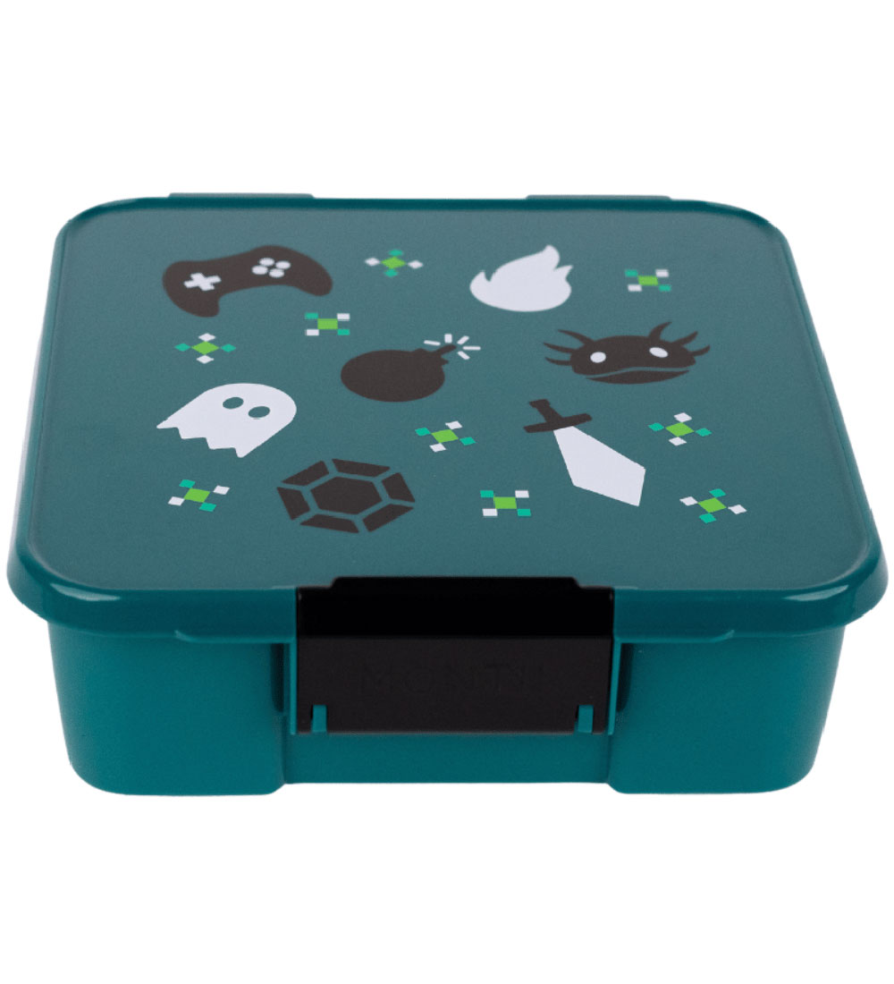 MontiiCo Madkasse m. 3 rum - Bento Three - 1 l - Game On
