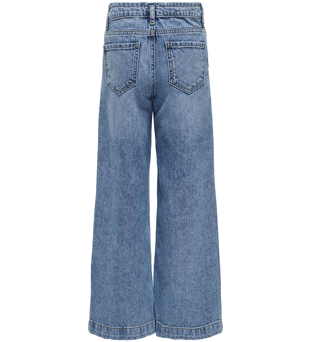 Kids Only Jeans - Noos - KogComet Wide Leg - Medium Blue Denim