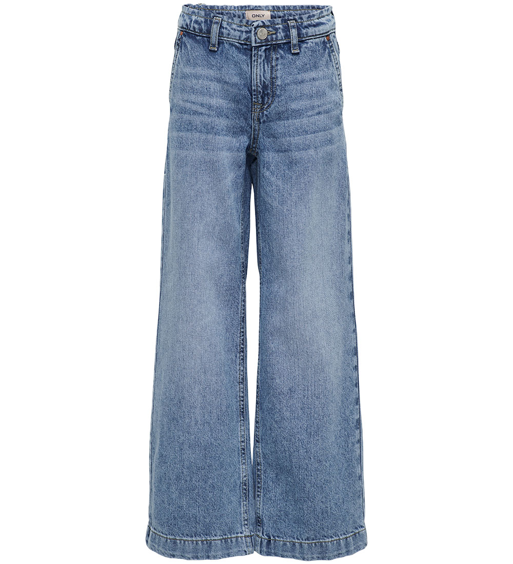 Kids Only Jeans - Noos - KogComet Wide Leg - Medium Blue Denim