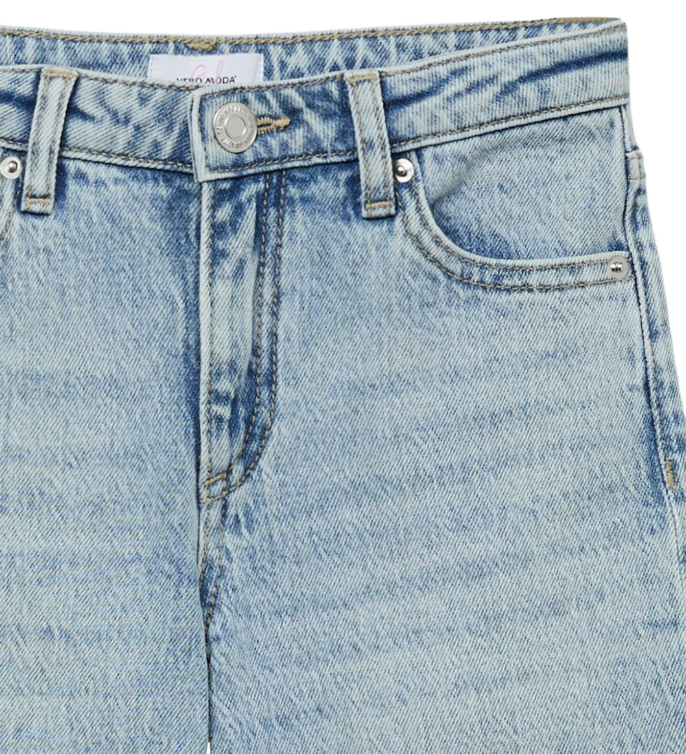 Vero Moda Girl Jeans - Noos - VmTessa - Wide - Light Blue Denim