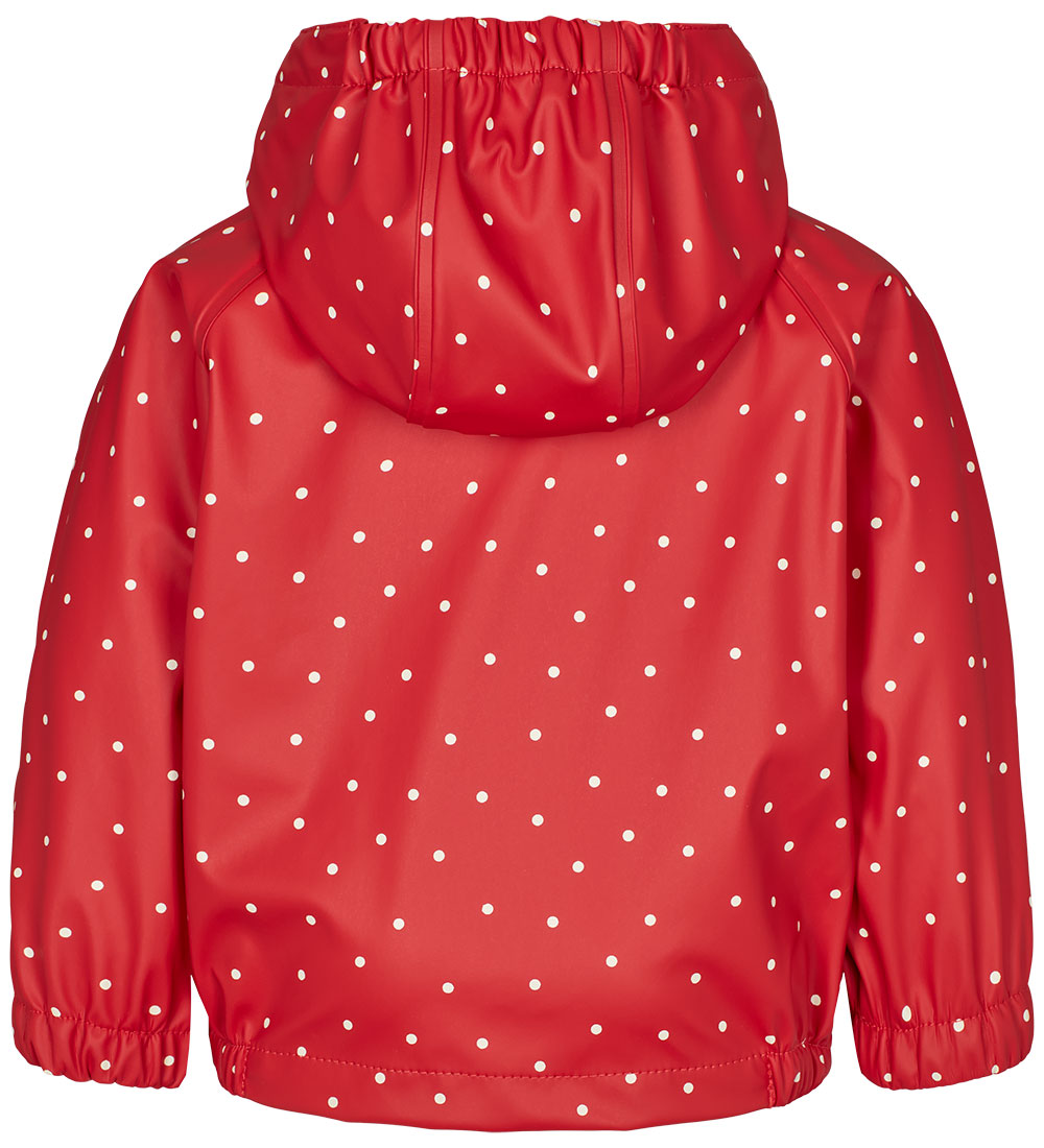 MarMar Regntøj m. Seler - PU - Oddy - Red Dew Dot