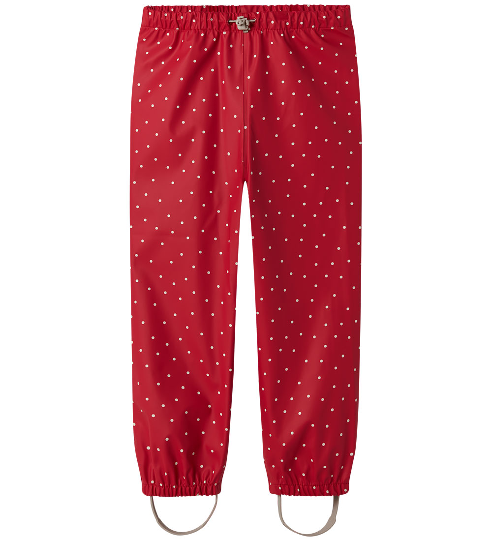 MarMar Regnbukser - PU - Olaf - Red Dew Dot