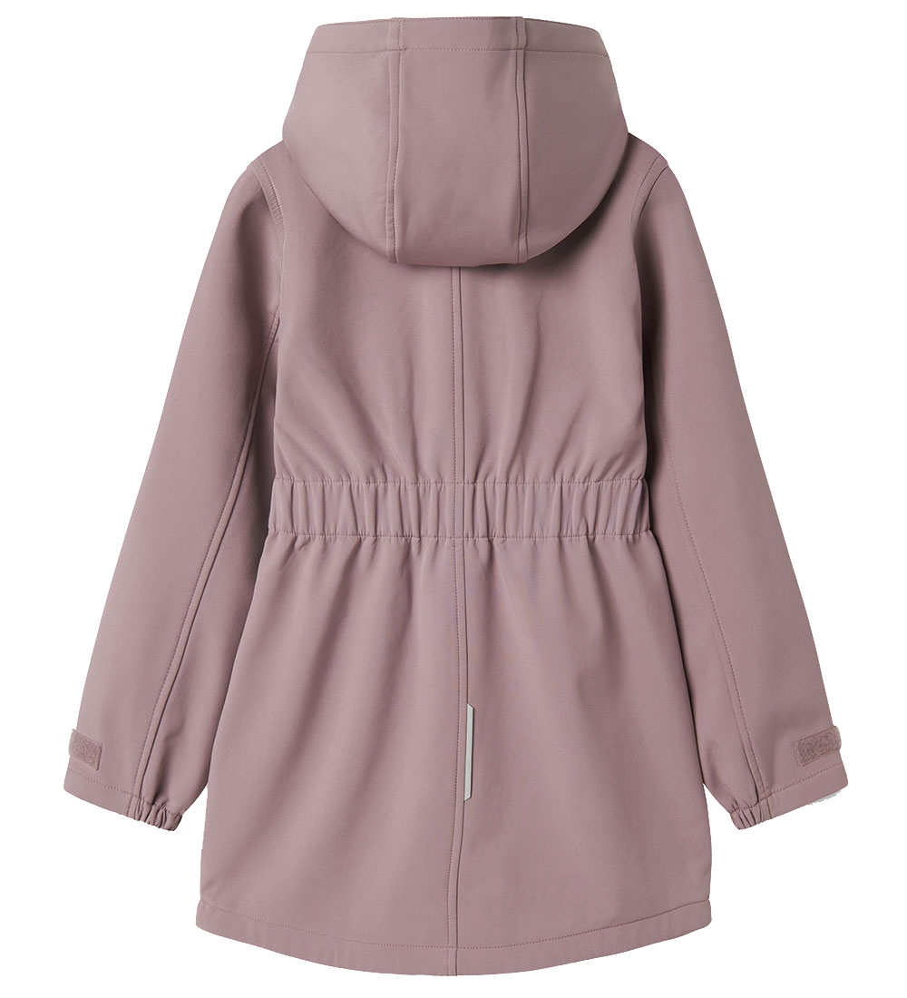 Name It Softshelljakke m. Fleece - NkfAlfa08 - Elderberry