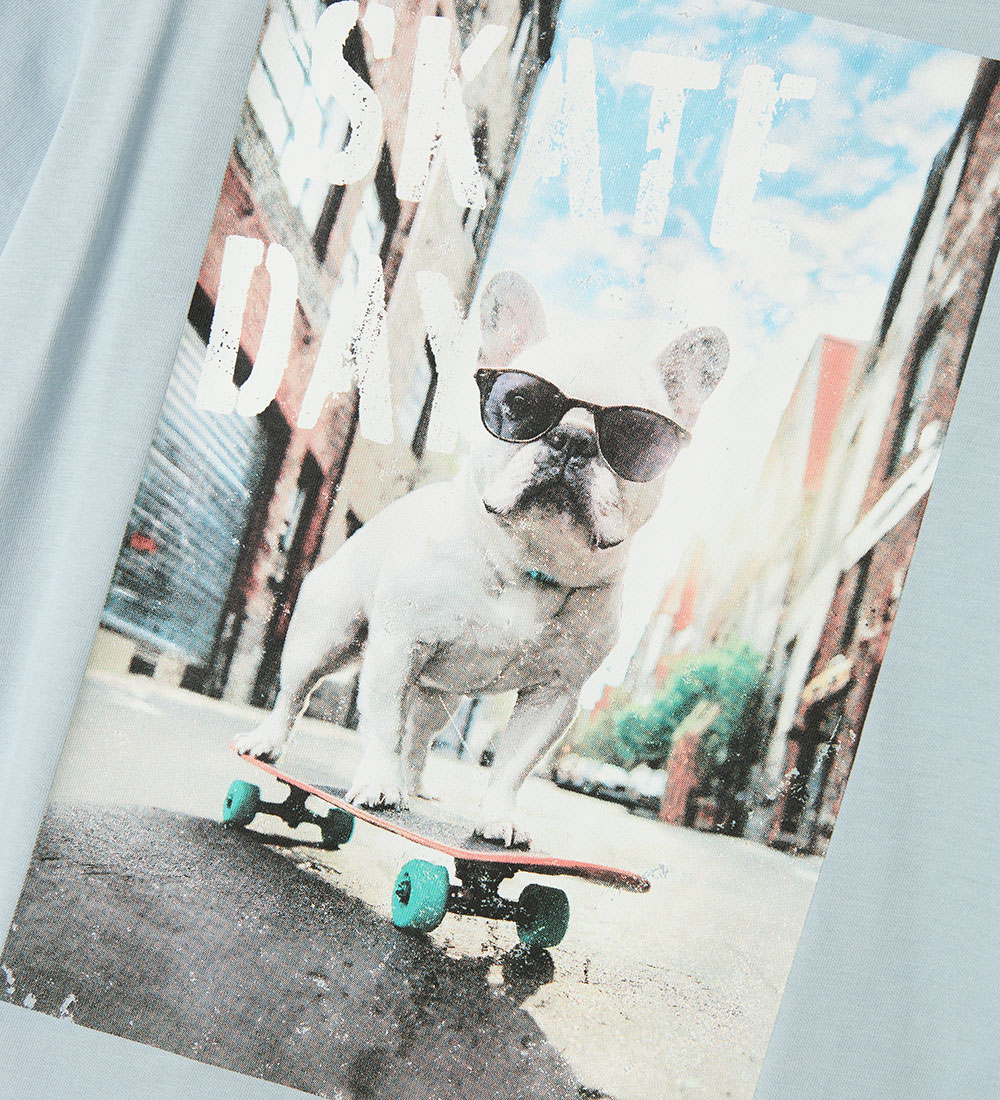 Name It T-shirt - NkmVoto - Celestial Blue/Skate Day