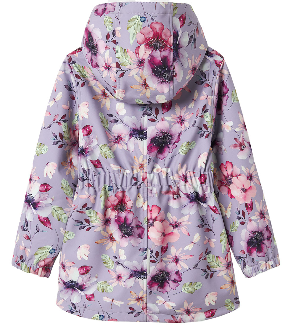 Name It Softshelljakke m. Fleece - NkfAlfa08 - Heirloom Lilac/Bi