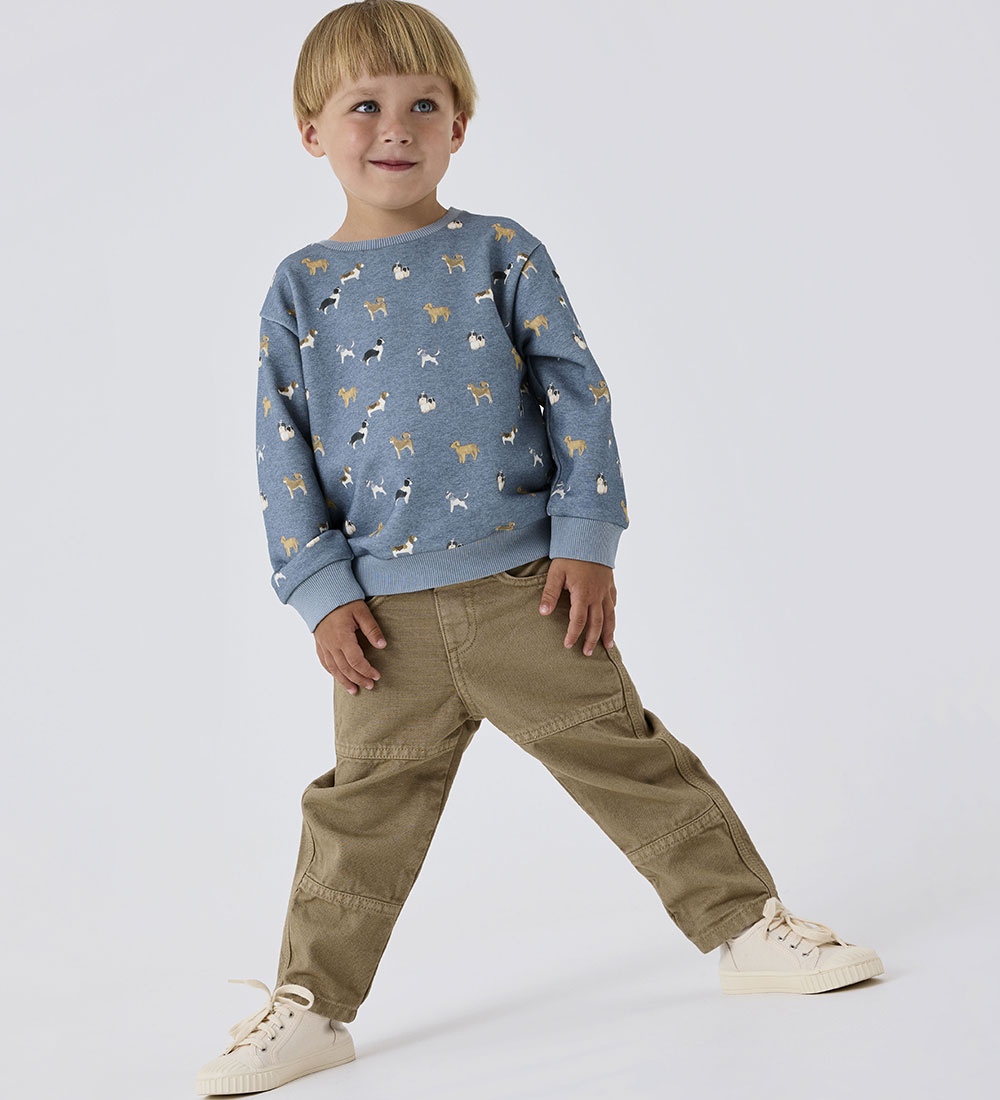 Name It Sweatshirt - NmmBarking - Spring Lake/Melange