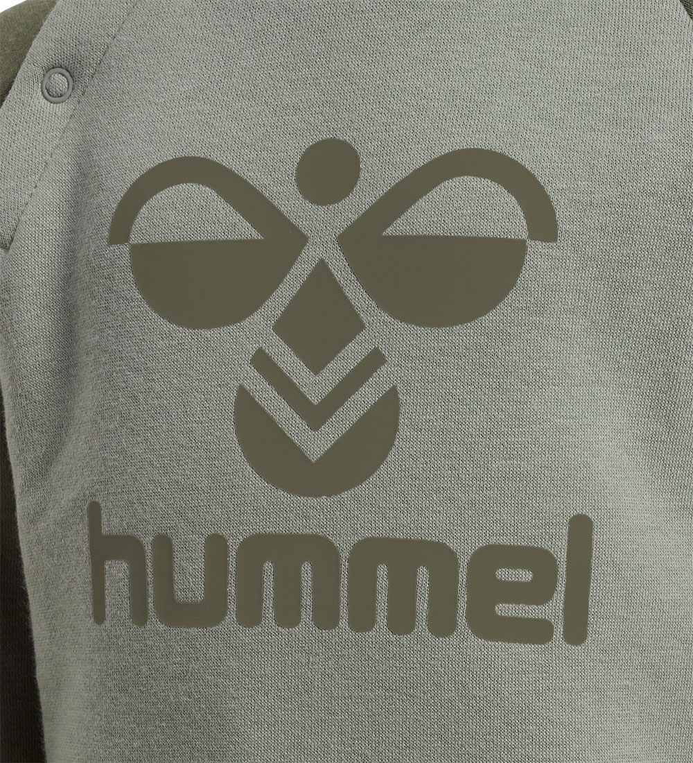 Hummel Sæt - hmlHumming Crewsuit - Olivine