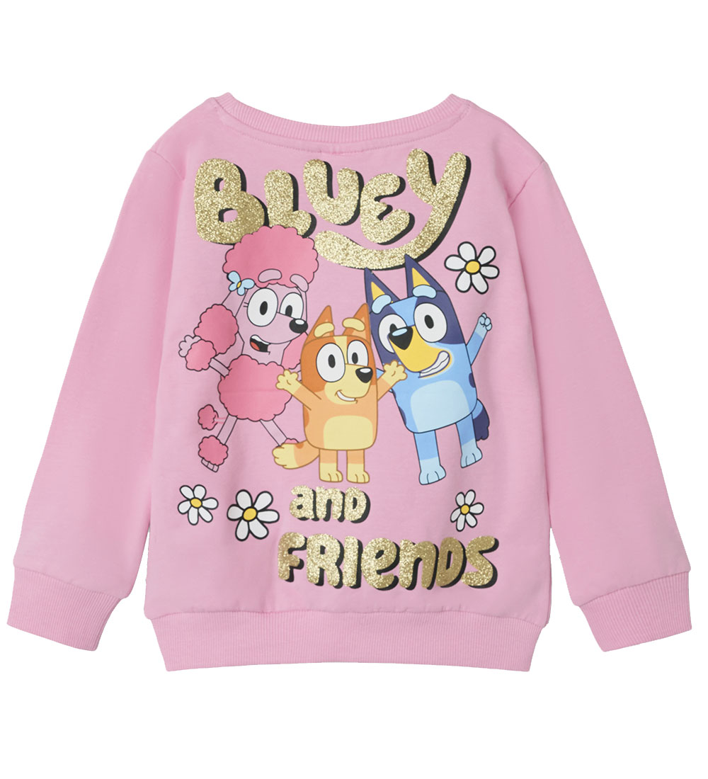 Name It Sweatshirt - NmfFappa Bluey - Pink Frosting