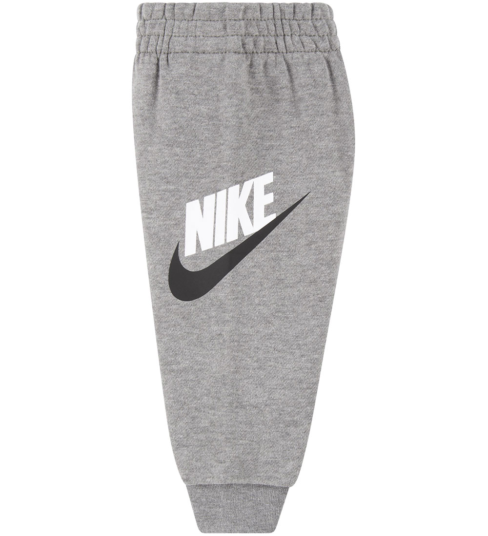 Nike Sæt - Cardigan/Sweatpants/T-shirt - Carbon Heather