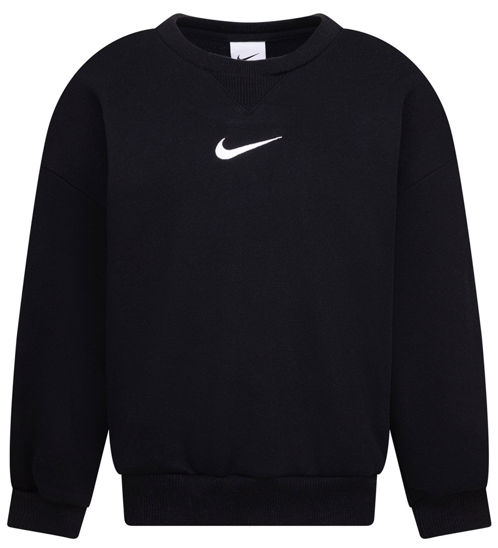 Nike Sweatsæt - Sweatshirt/Sweatpants - Sort