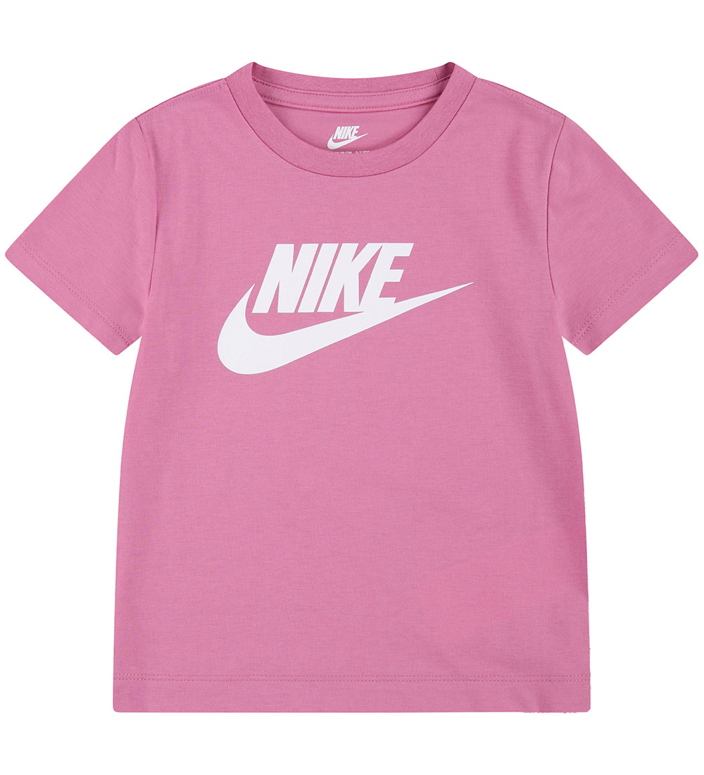 Nike Shortssæt - T-shirt/Shorts - Magic Flamingo