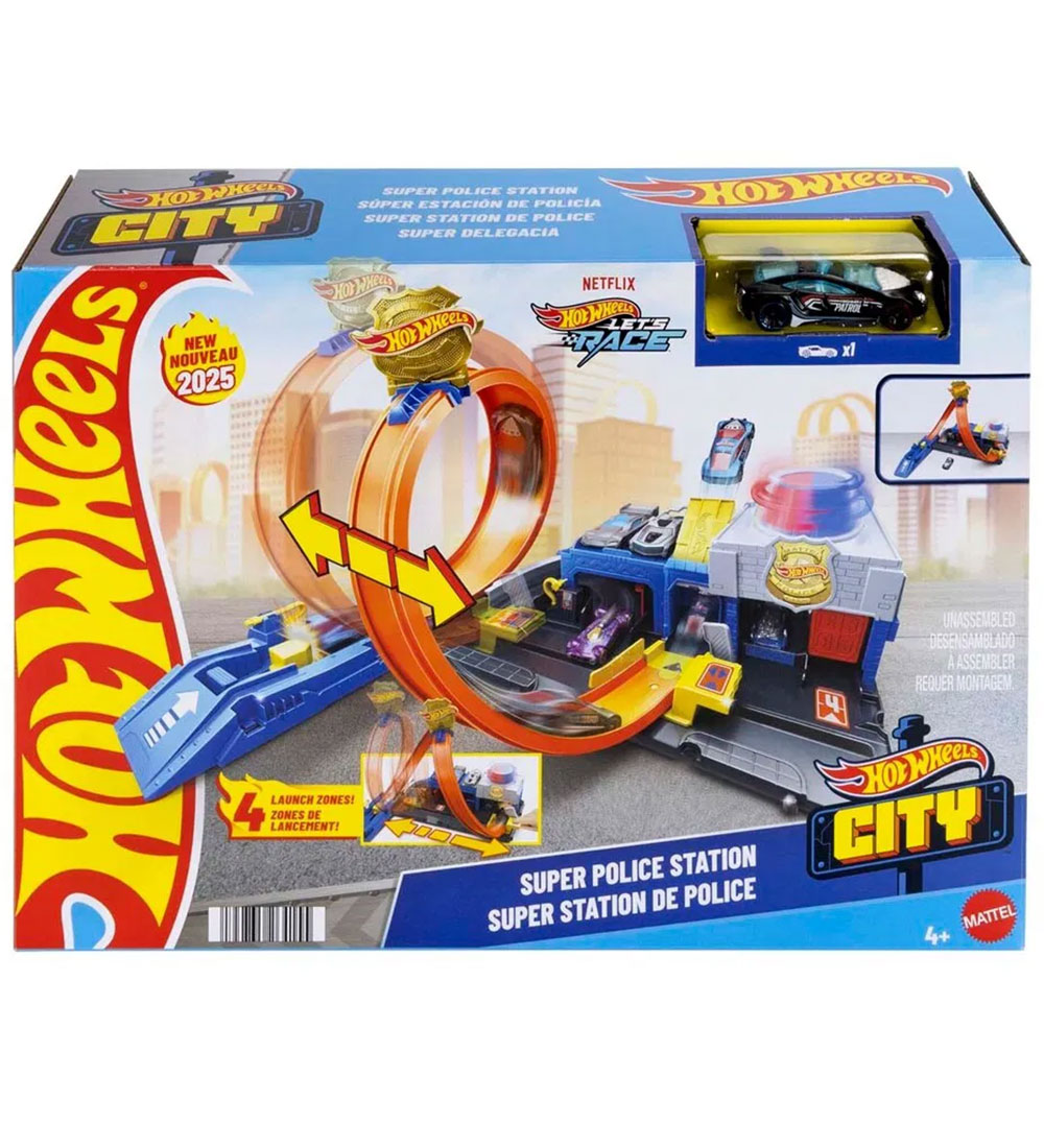 Hot Wheels Bilbane - City Super Police Station