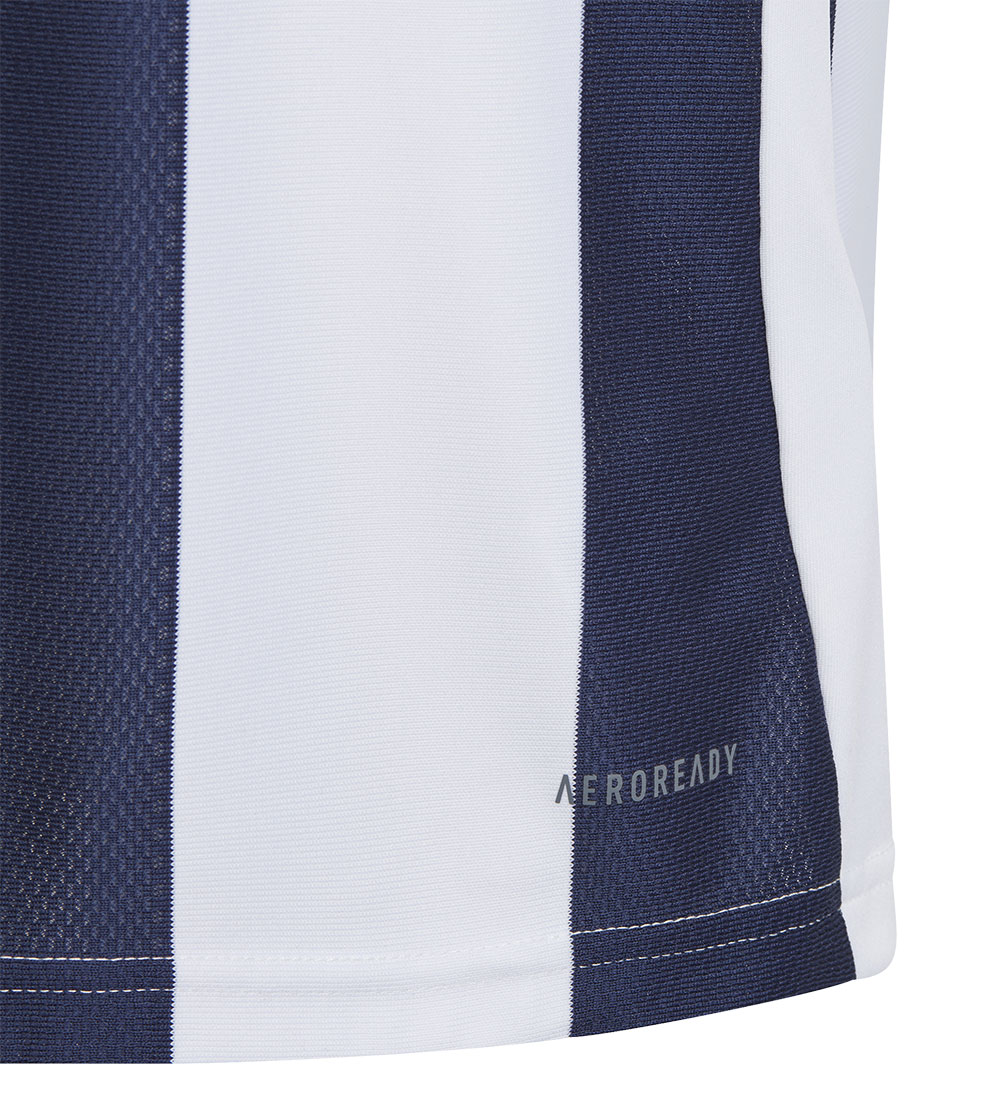 adidas Performance T-shirt - Striped 24 - Tenabl/White/White