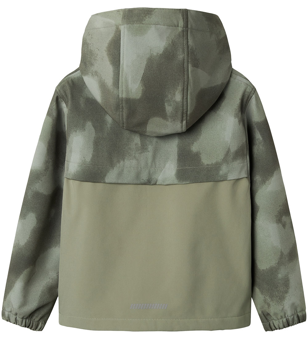 Name It Softshelljakke m. Fleece - NkmAlfa08 - Shadow m. Camou
