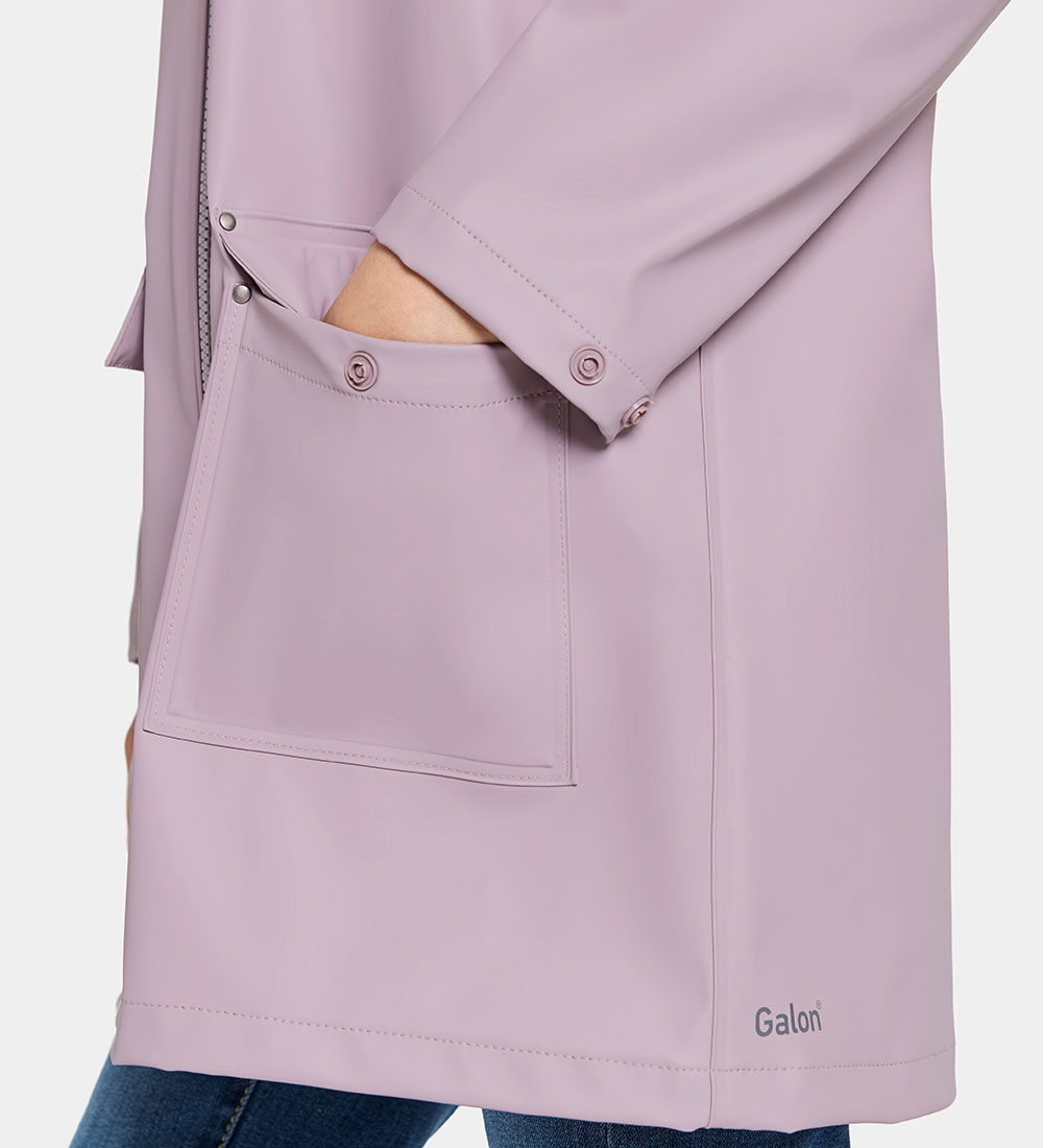 Didriksons Regnjakke - PU - Giga - Dusty Lilac