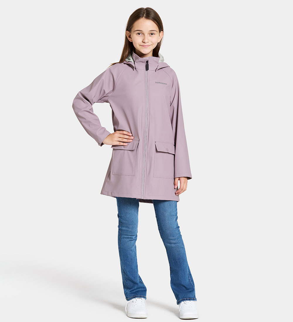 Didriksons Regnjakke - PU - Giga - Dusty Lilac