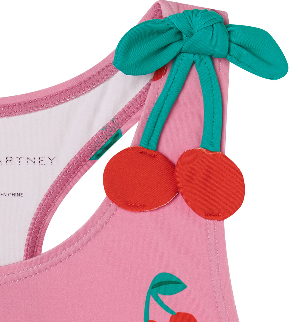 Stella McCartney Kids Bikini - UV50+ - Rosa m. Kirsebær