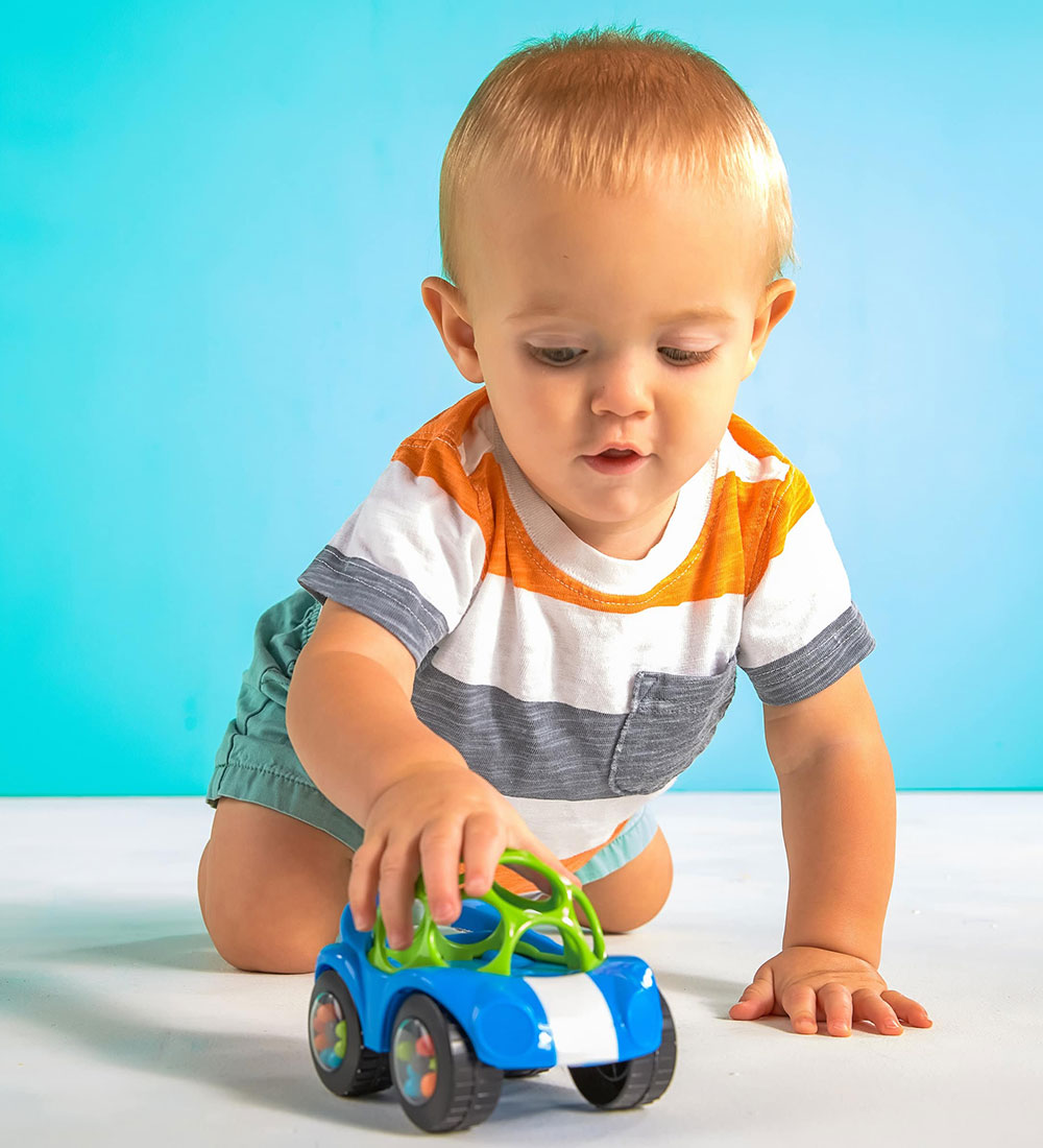 Bright Starts Legetøjsbil - Rattle & Roll Buggie - Blå