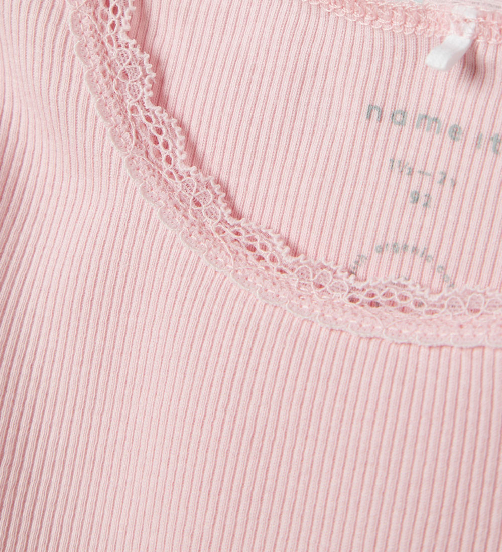 Name It Bluse - Rib - Noos - NmfKab - Parfait Pink