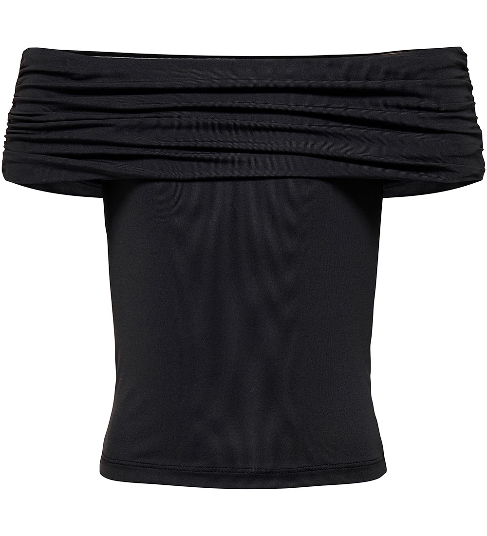 Kids Only Top - Off Shoulder - KogEa - Black