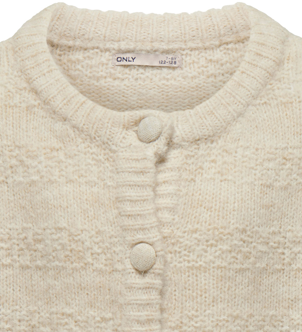 Kids Only Cardigan - Strik - KogKlarisa - Birch/Melange
