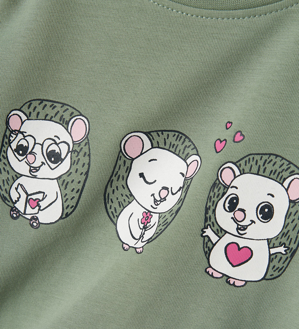 Name It Bluse - NmfVix - Lily Pad/Mouse