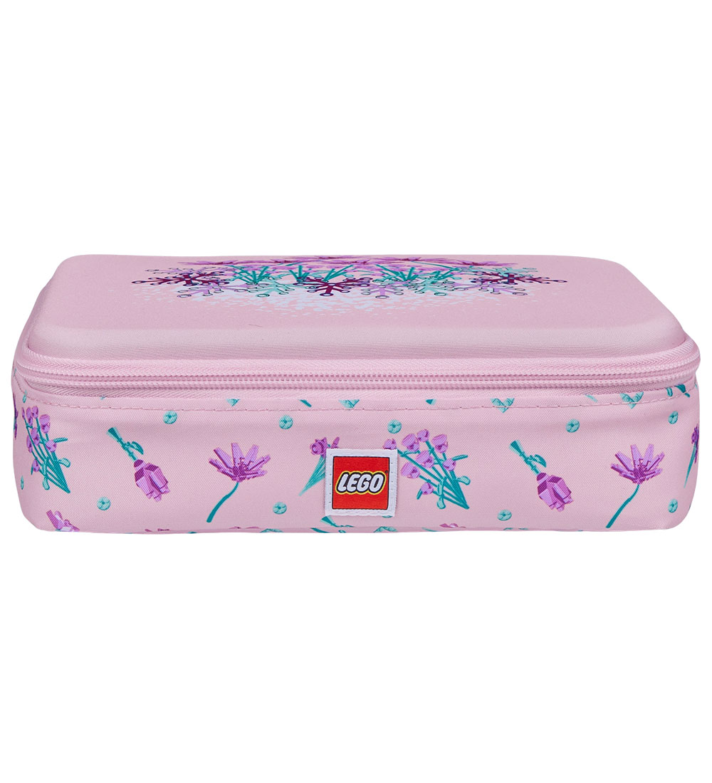 LEGO® Madkasse Taske - Flowers - 3 L - Lyserød