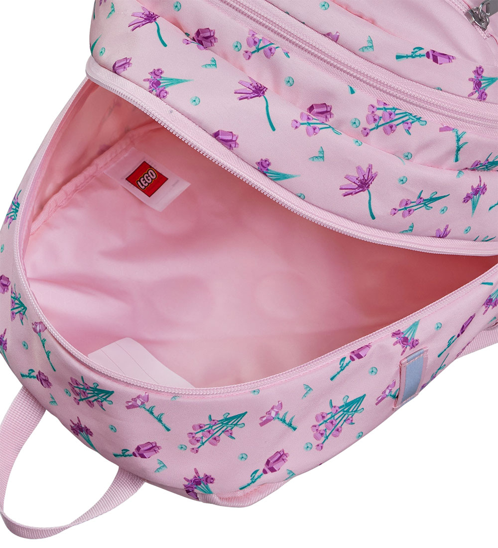LEGO® Rygsæk - Flowers - 18 L - Lyserød