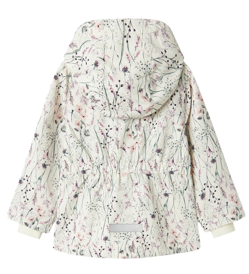Name It Sommerjakke - NmfMaxi - Whisper White/Long Flower