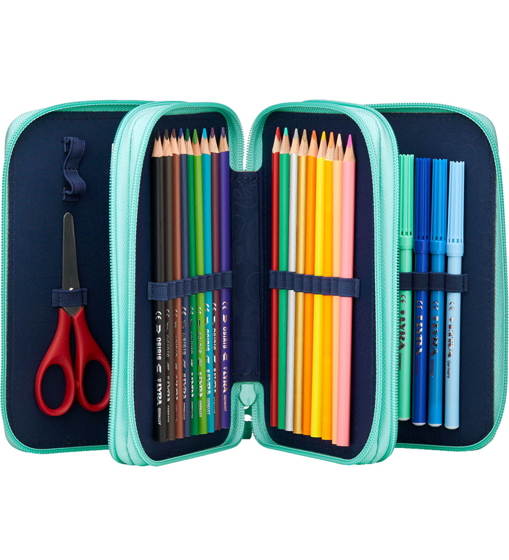 Ergobag Penalhus m. Indhold - Maxi - Magic BubbleBear