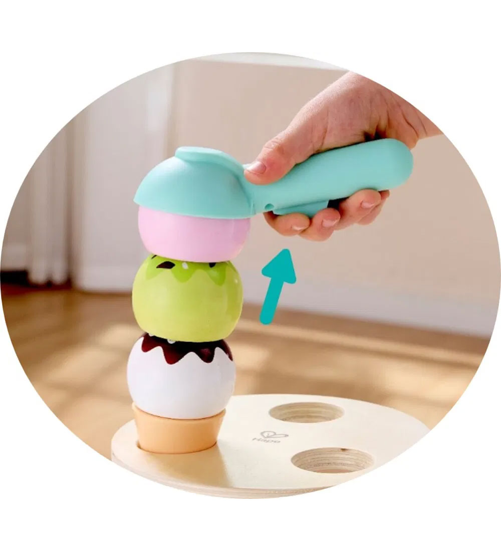 Hape Legesæt - 19 Dele - Ice Cream Buckey Playset