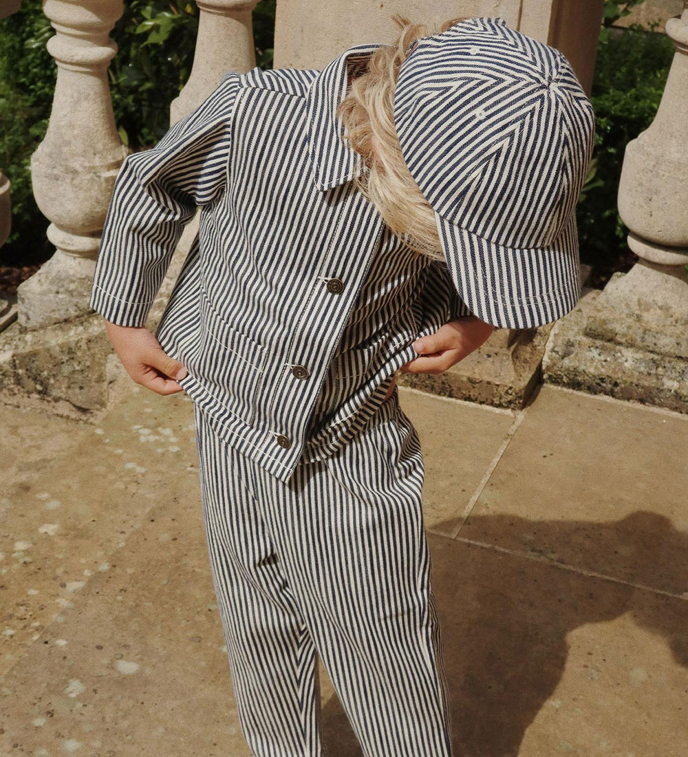 Konges Sløjd Bukser - Fender - Denim - Naval Stripe