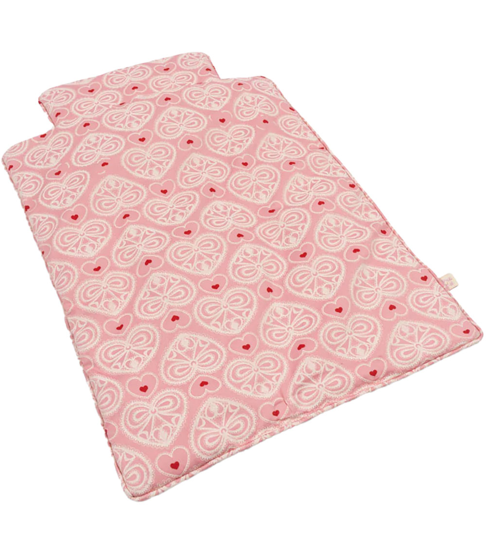 Konges Sløjd Dukkesengesæt - Lacy Pink